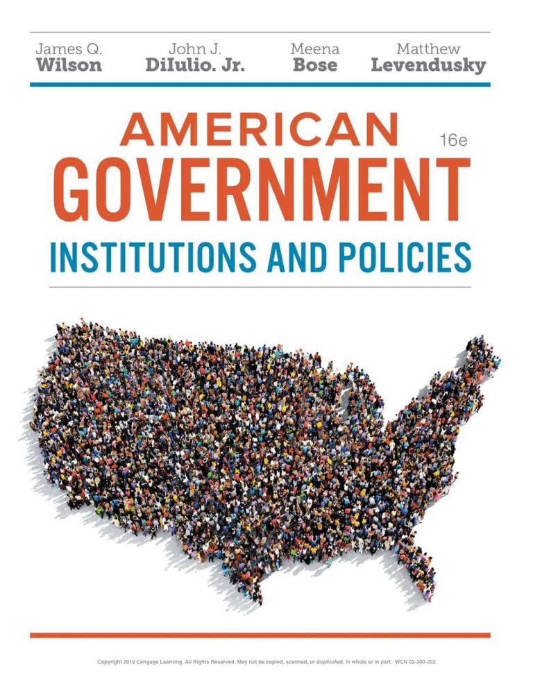 American Government A Brief Introduction 16th Edition Pdf Fr 0480