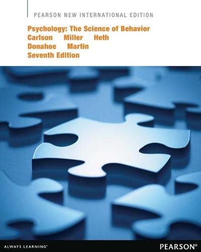 Psychology The Science Of Behavior 7th Edition Yakibooki 3297